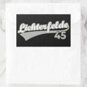 Berlin Lichterfelde 45 City Logo Number 長方形シール (バッグ)