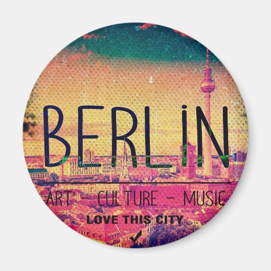 Berlin, Love This City series, circle マグネット (正面)