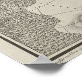 Berlin Map, Plan of the City, Surrounding District ポスター (角)