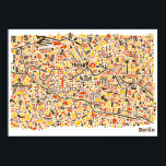 Berlin Poster ポスター<br><div class="desc">Ich hab Berlin schon besucht, als die Mauer noch stand: kurz nach Grenzöffnung, als es noch Kontrollen gab, bin ich mit meinen Eltern und meinem Bruder durch ein Loch rüber in den Osten geschlüpft. Seitdem hat sich viel verändert. Ich freue mich jedes Mal über die Architektur des Regierungsviertels, wie sich...</div>