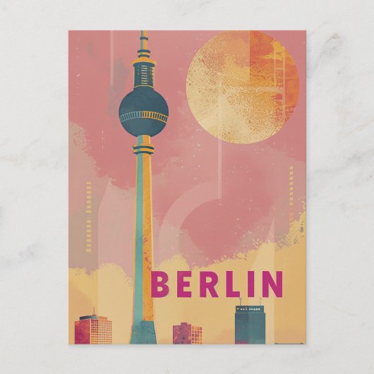Berlin retro vintage ポストカード (正面)