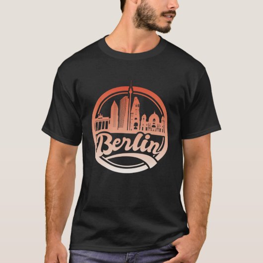 Berlin Skyline Bear Tシャツ (正面)