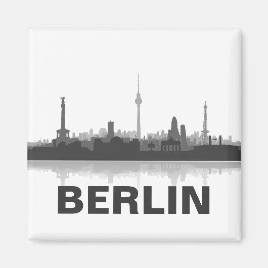 Berlin Skyline Kühlschrank Magnet マグネット (正面)