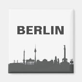 Berlin Skyline Kühlschrank Magnet マグネット (正面)