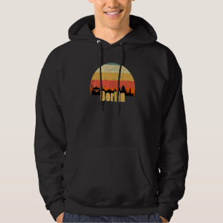 Berlin Skyline Silhouette Sunset I Love Berlin Ger パーカ