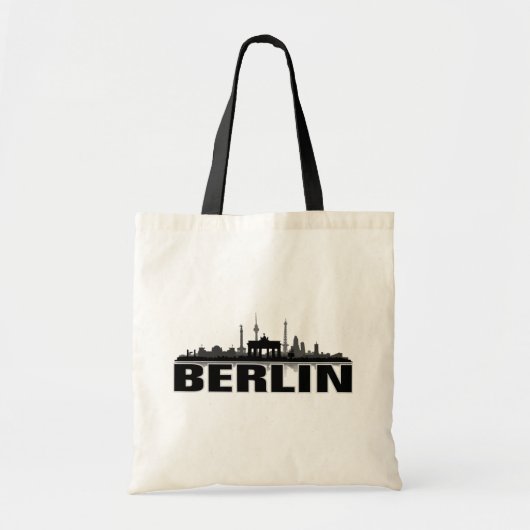 Berlin Stadt Skyline - Geschenkidee トートバッグ (正面)