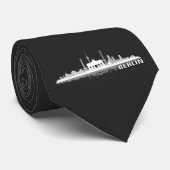 Berlin Stadt Skyline - Geschenkidee ネクタイ (ロール)