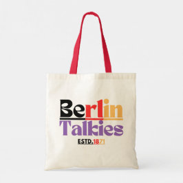 Berlin Talkies ESTD. 1871 トートバッグ