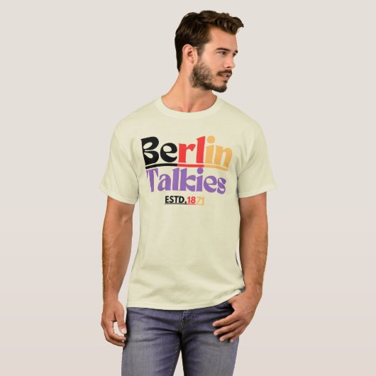 Berlin Talkies ESTD. 1871 Tシャツ (正面フル)