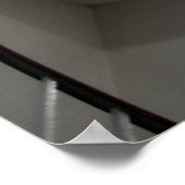 BERLIN TEMPELHOF AIRPORT SPIRAL STAIRWAY ポスター (角)