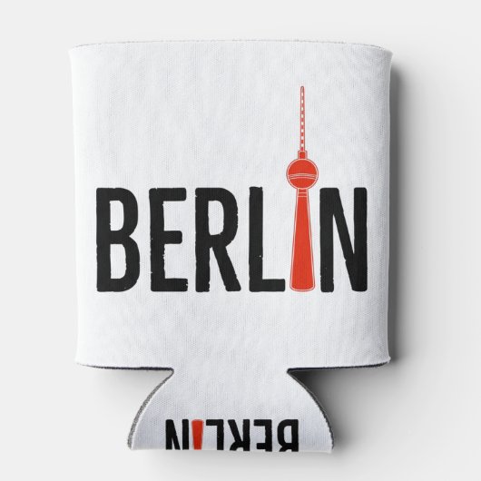 BERLIN - The Berliner Fernsehturm (The TV Tower) 缶クーラー (裏面)