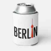 BERLIN - The Berliner Fernsehturm (The TV Tower) 缶クーラー (缶裏面)