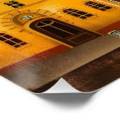 Berlin: The Grey City - Whimsical Art ポスター (コーナー)