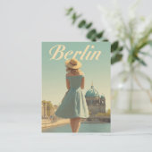 Berlin vintage 50s travel ポストカード (スタンド正面)
