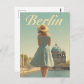 Berlin vintage 50s travel ポストカード (正面/裏面)