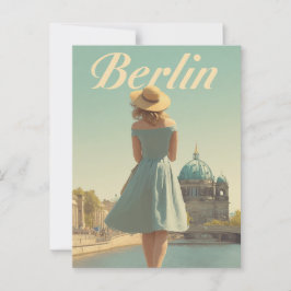 Berlin vintage 50s travel ポストカード