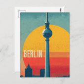 Berlin vintage travel ポストカード (正面/裏面)
