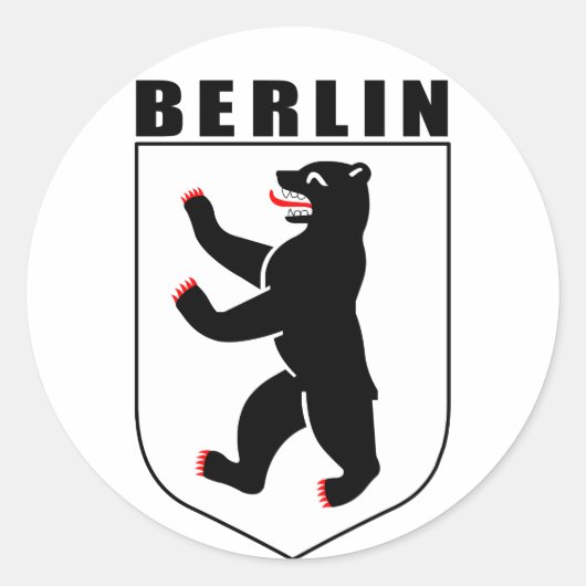 Berlin (Wappen) ラウンドシール (正面)