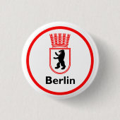 Berliner Stadtwappen (DDR) 缶バッジ (正面)