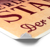 BERLINER STANDARD Radio Advertオーストリアヴィンテージ ポスター (角)