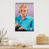 Berm-Tech聞こえるリングや輪。 ポスター (キッチン)