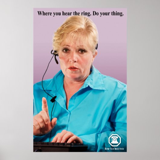 Berm-Tech聞こえるリングや輪。 ポスター (正面)