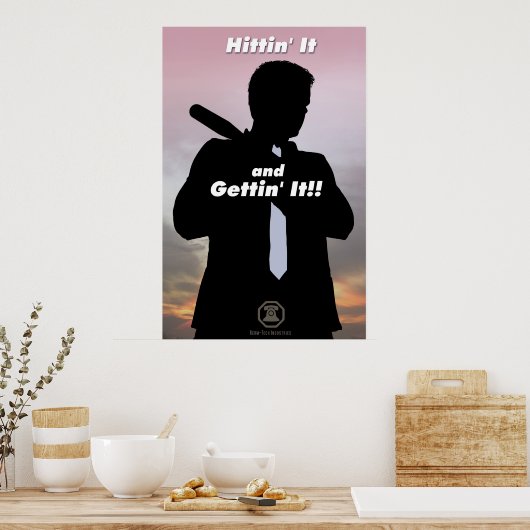 Berm-Tech Hittin ItとGettin ポスター (キッチン)