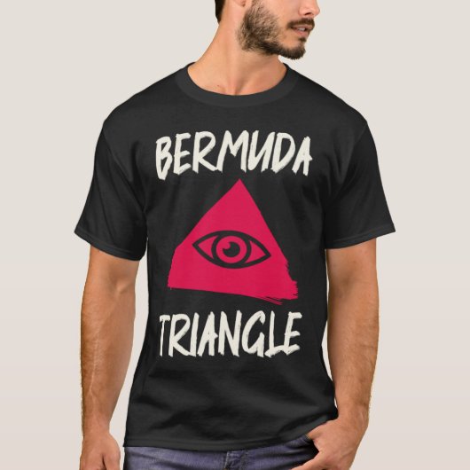 Bermud Triangle Research Ocean Bermuda Triangle Tシャツ (正面)