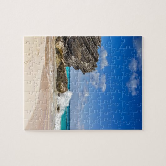 Bermuda beach scene tile ジグソーパズル (横)