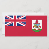 Bermuda Flag (Bermudian) (Caribbean Islands) カード (正面)