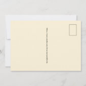 Bermuda Island 5x7 Map Postcard カード (裏面)