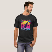 Bermuda Retro 80s Style Souvenir Beach Tシャツ (正面フル)