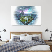 Bermuda Rhombus: The Hidden Sanctuary キャンバスプリント (インサイチュ (寝室))