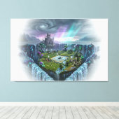 Bermuda Rhombus: The Hidden Sanctuary キャンバスプリント (インサイチュ (ウッドフロア))