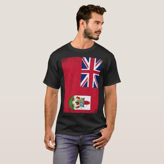 Bermudan Flag Bermuda Tシャツ (正面フル)