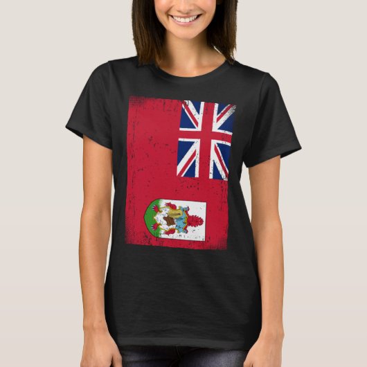 Bermudan Flag Bermuda Tシャツ (正面)