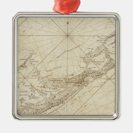 Bermudasまたは夏の島 メタルオーナメント (正面)