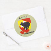 Bern Berne Berna Bärn Schweiz Suisse Aufkleber ラウンドシール (封筒)