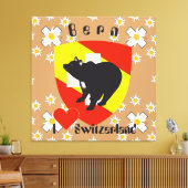 Bern, Berne, Berna, Bärn, Schweiz, Suisse Leinwand キャンバスプリント (インサイチュ (リビング))