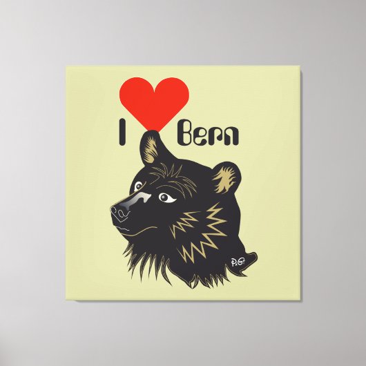 Bern, Berne, Berna, Bärn, Schweiz, Suisse Leinwand キャンバスプリント (正面)