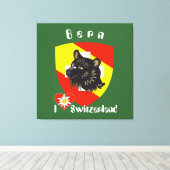 Bern, Berne, Berna, Bärn, Schweiz, Suisse Leinwand キャンバスプリント (インサイチュ (ウッドフロア))