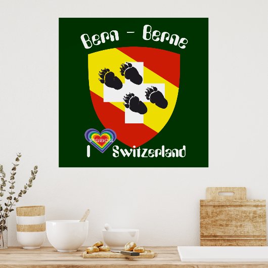 Bern, Berne, Berna, Bärn, Schweiz, Suisse, Poster ポスター (キッチン)