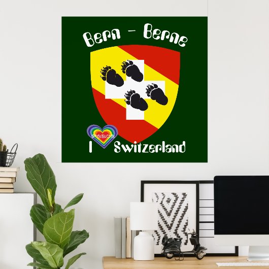 Bern, Berne, Berna, Bärn, Schweiz, Suisse, Poster ポスター (ホームオフィス)