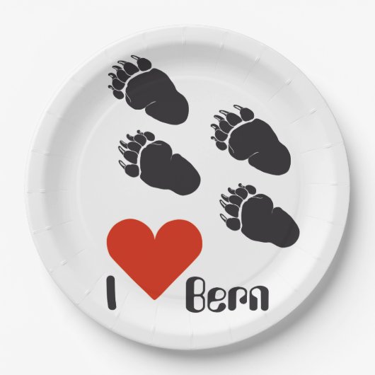 Bern – Berne – Berna Papierteller ペーパープレート (正面)