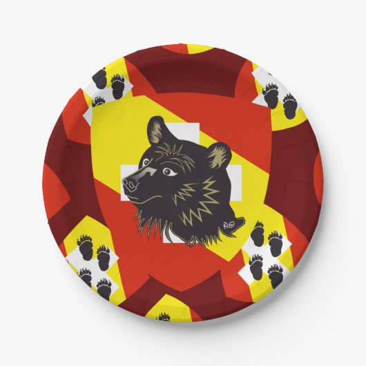 Bern – Berne – Berna Papierteller ペーパープレート (正面)