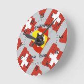 Bern Berne Berna Schweiz Suisse Svizra Uhr ラウンド壁時計 (傾斜)