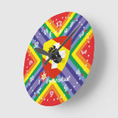 Bern Berne Berna Schweiz Suisse Svizra Uhr ラウンド壁時計 (傾斜)