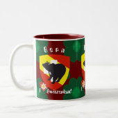 Bern Berne Berna Schweiz Suisse Tasse ツートーンマグカップ (左)