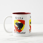 Bern Berne Berna Schweiz Suisse Tasse ツートーンマグカップ (左)