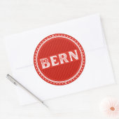 Bern City Pride Emblem – Swiss Identity ラウンドシール (封筒)